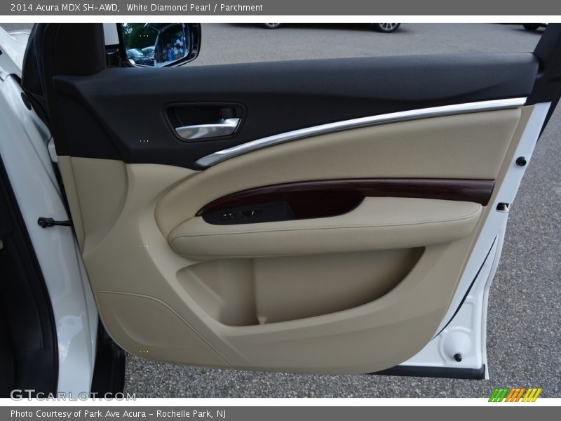 White Diamond Pearl / Parchment 2014 Acura MDX SH-AWD