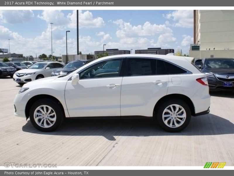 White Diamond Pearl / Parchment 2017 Acura RDX Technology