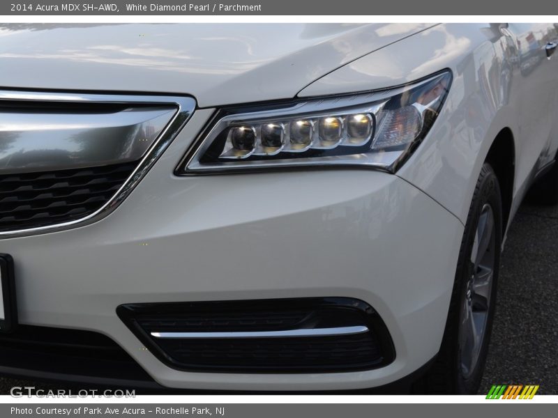 White Diamond Pearl / Parchment 2014 Acura MDX SH-AWD