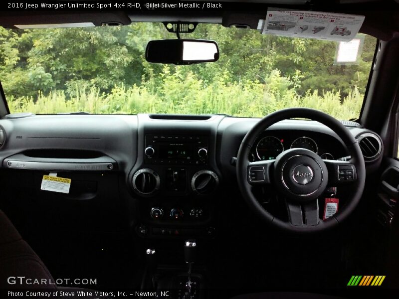 Billet Silver Metallic / Black 2016 Jeep Wrangler Unlimited Sport 4x4 RHD
