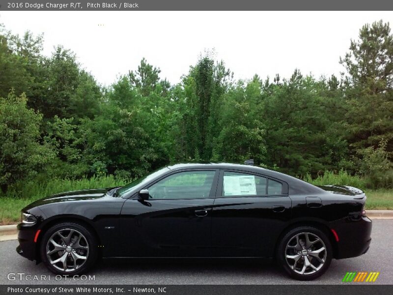 Pitch Black / Black 2016 Dodge Charger R/T