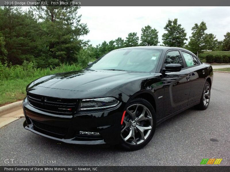 Pitch Black / Black 2016 Dodge Charger R/T