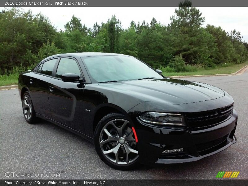 Pitch Black / Black 2016 Dodge Charger R/T