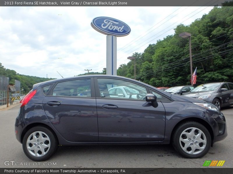 Violet Gray / Charcoal Black/Light Stone 2013 Ford Fiesta SE Hatchback