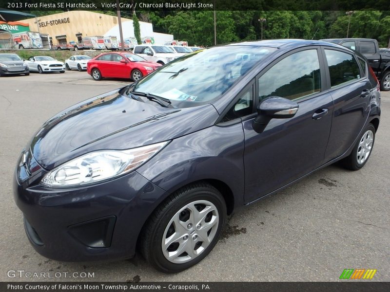 Violet Gray / Charcoal Black/Light Stone 2013 Ford Fiesta SE Hatchback
