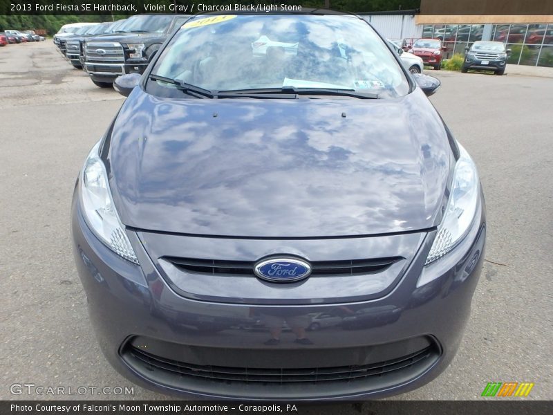 Violet Gray / Charcoal Black/Light Stone 2013 Ford Fiesta SE Hatchback