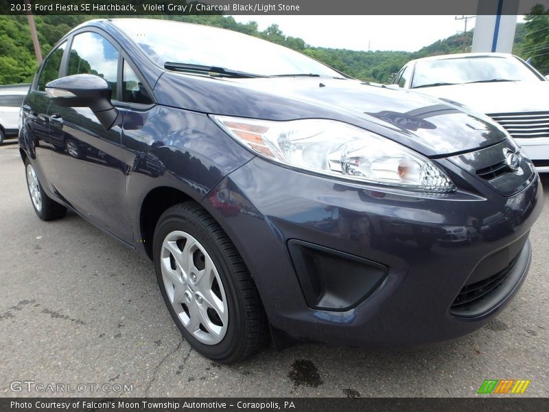 Violet Gray / Charcoal Black/Light Stone 2013 Ford Fiesta SE Hatchback