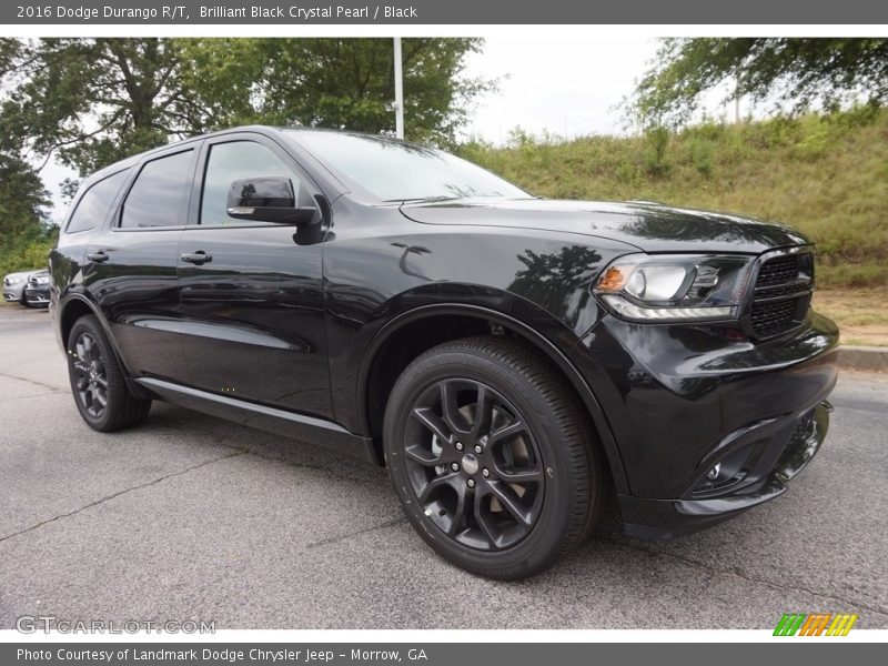 Brilliant Black Crystal Pearl / Black 2016 Dodge Durango R/T