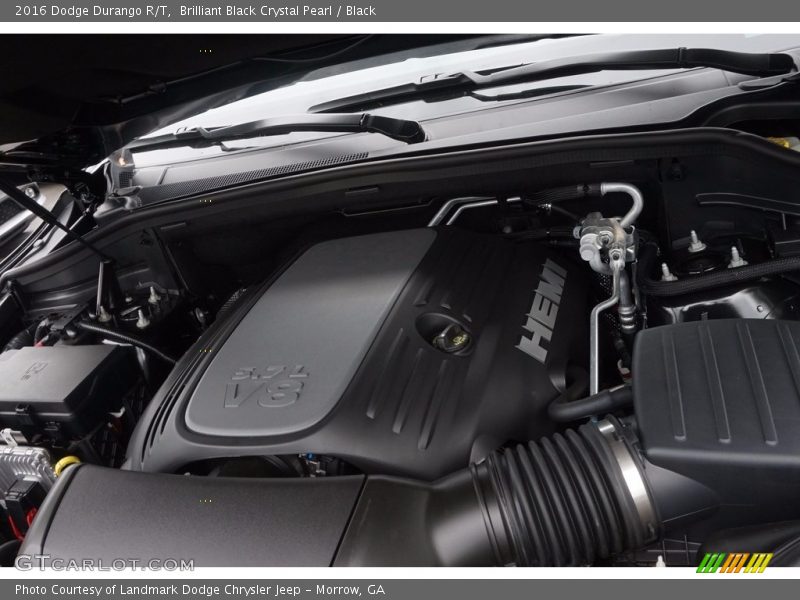 Brilliant Black Crystal Pearl / Black 2016 Dodge Durango R/T