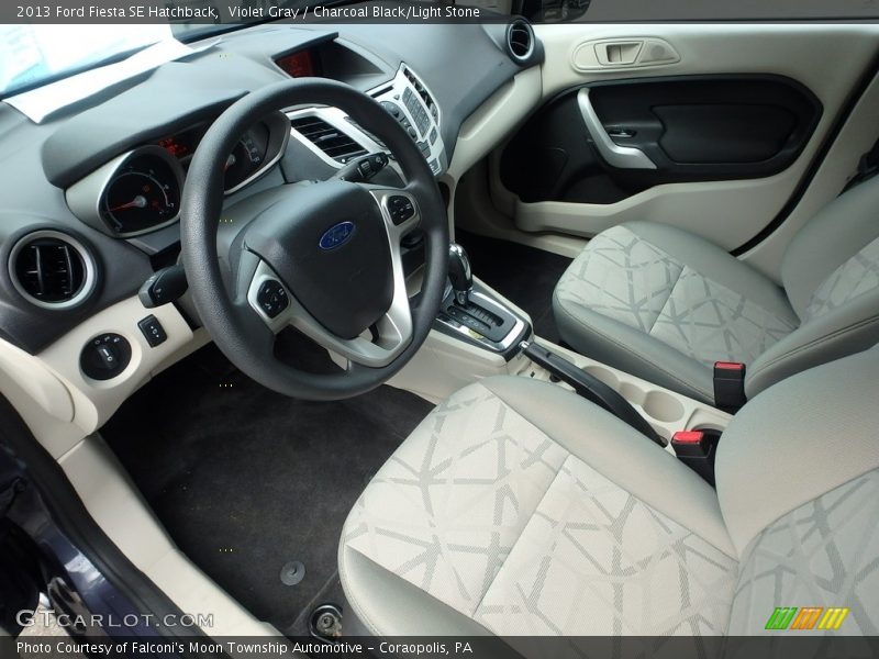 Violet Gray / Charcoal Black/Light Stone 2013 Ford Fiesta SE Hatchback