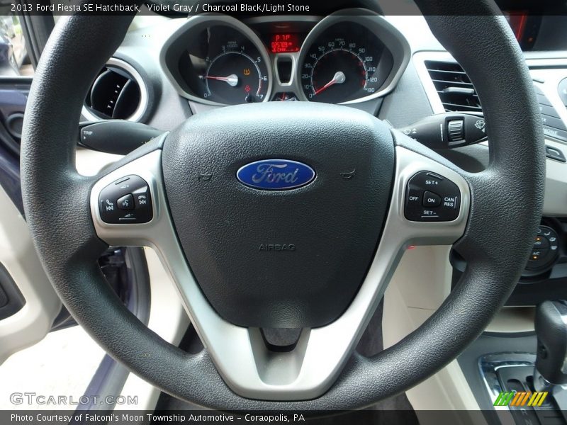 Violet Gray / Charcoal Black/Light Stone 2013 Ford Fiesta SE Hatchback