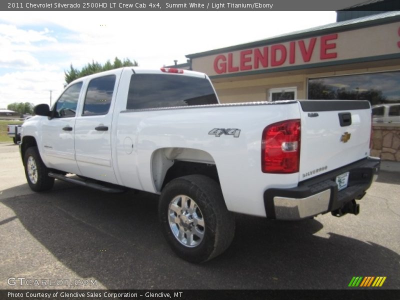 Summit White / Light Titanium/Ebony 2011 Chevrolet Silverado 2500HD LT Crew Cab 4x4