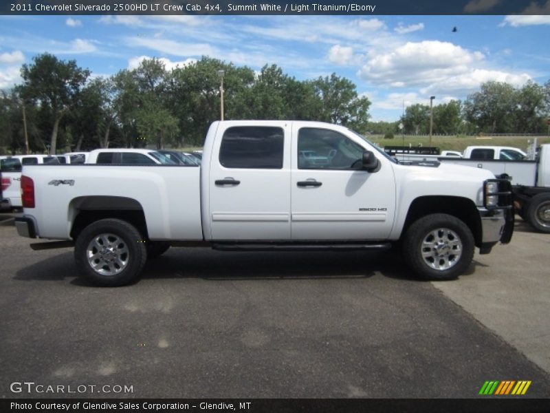 Summit White / Light Titanium/Ebony 2011 Chevrolet Silverado 2500HD LT Crew Cab 4x4