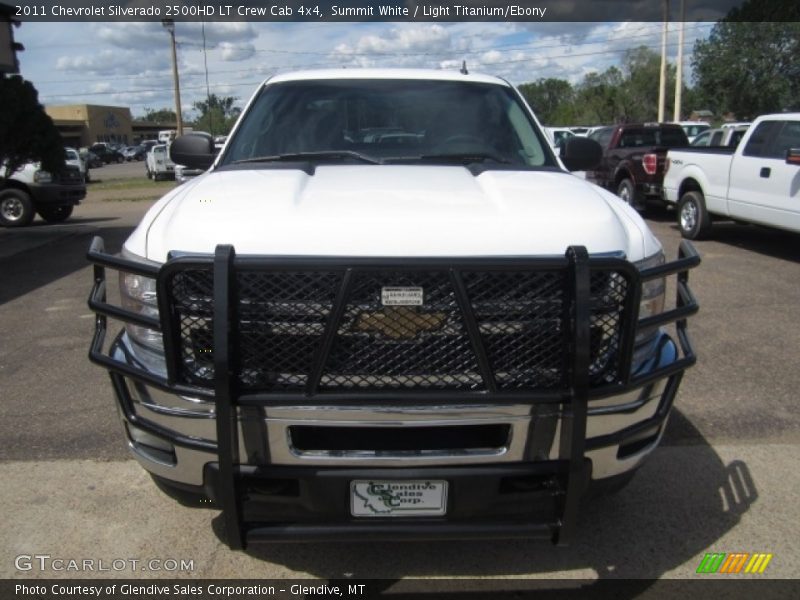 Summit White / Light Titanium/Ebony 2011 Chevrolet Silverado 2500HD LT Crew Cab 4x4
