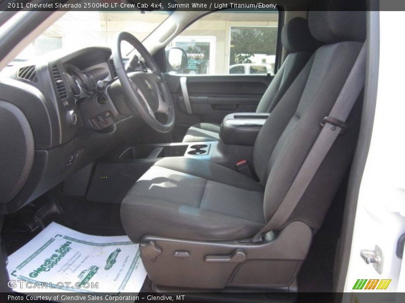 Summit White / Light Titanium/Ebony 2011 Chevrolet Silverado 2500HD LT Crew Cab 4x4