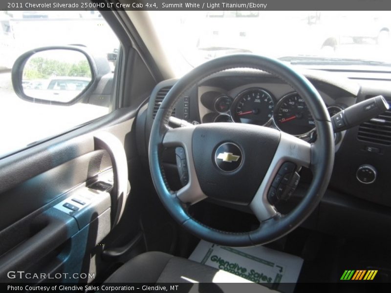 Summit White / Light Titanium/Ebony 2011 Chevrolet Silverado 2500HD LT Crew Cab 4x4