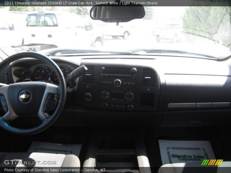 Summit White / Light Titanium/Ebony 2011 Chevrolet Silverado 2500HD LT Crew Cab 4x4