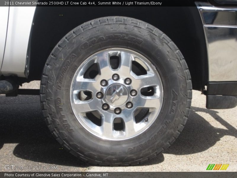 Summit White / Light Titanium/Ebony 2011 Chevrolet Silverado 2500HD LT Crew Cab 4x4