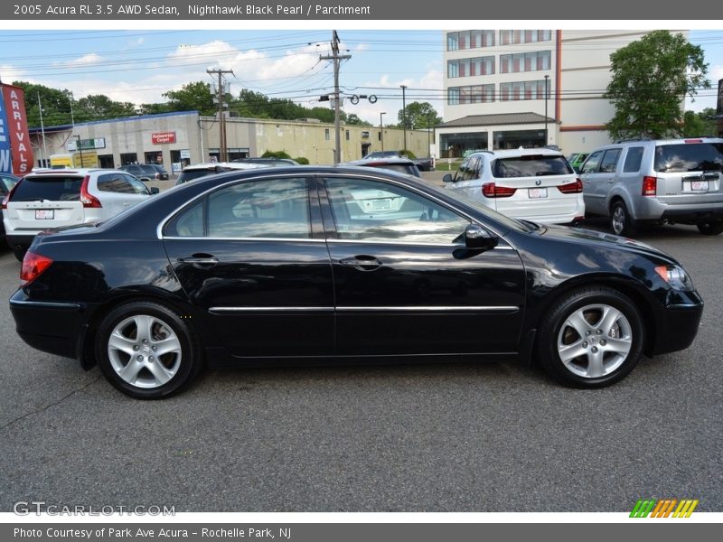 Nighthawk Black Pearl / Parchment 2005 Acura RL 3.5 AWD Sedan