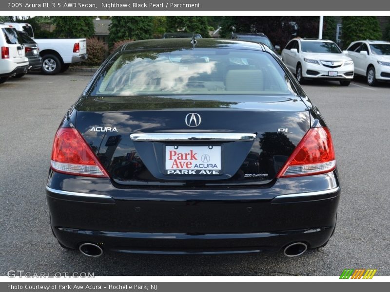Nighthawk Black Pearl / Parchment 2005 Acura RL 3.5 AWD Sedan