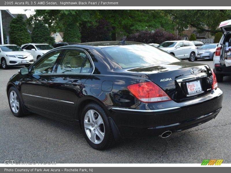 Nighthawk Black Pearl / Parchment 2005 Acura RL 3.5 AWD Sedan