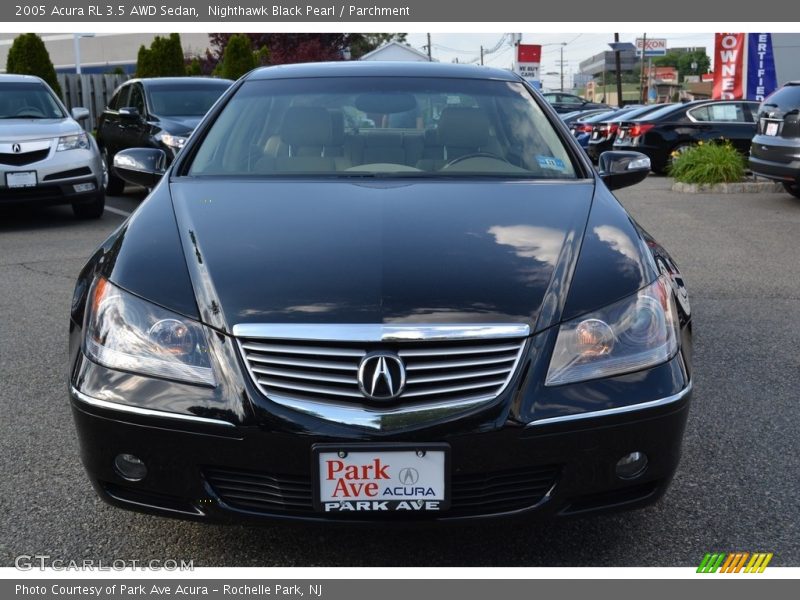 Nighthawk Black Pearl / Parchment 2005 Acura RL 3.5 AWD Sedan