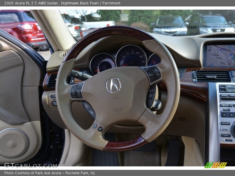 Nighthawk Black Pearl / Parchment 2005 Acura RL 3.5 AWD Sedan