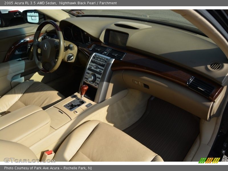 Nighthawk Black Pearl / Parchment 2005 Acura RL 3.5 AWD Sedan