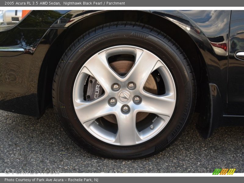 Nighthawk Black Pearl / Parchment 2005 Acura RL 3.5 AWD Sedan