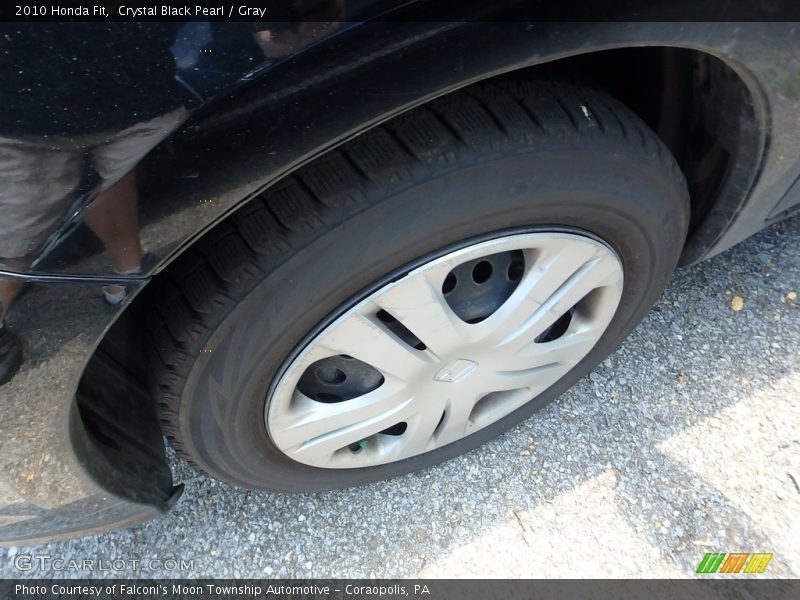 Crystal Black Pearl / Gray 2010 Honda Fit