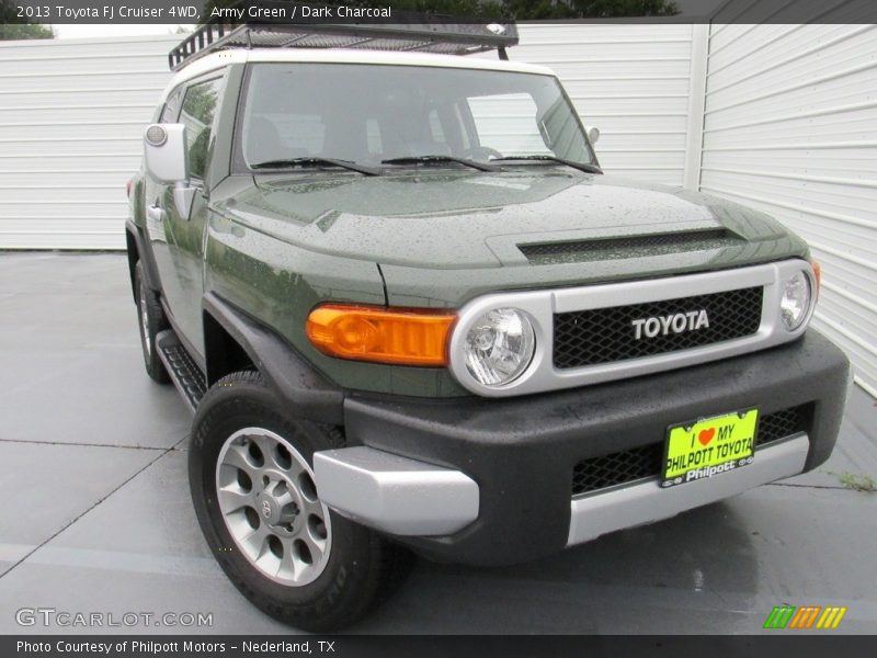 Army Green / Dark Charcoal 2013 Toyota FJ Cruiser 4WD