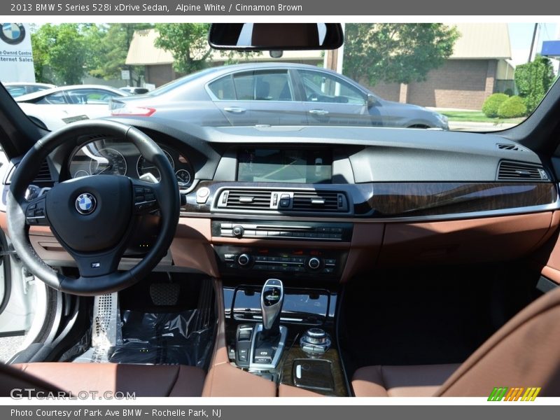 Alpine White / Cinnamon Brown 2013 BMW 5 Series 528i xDrive Sedan