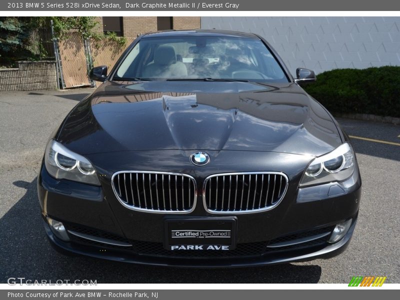 Dark Graphite Metallic II / Everest Gray 2013 BMW 5 Series 528i xDrive Sedan