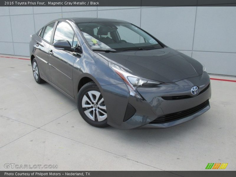 Magnetic Gray Metallic / Black 2016 Toyota Prius Four