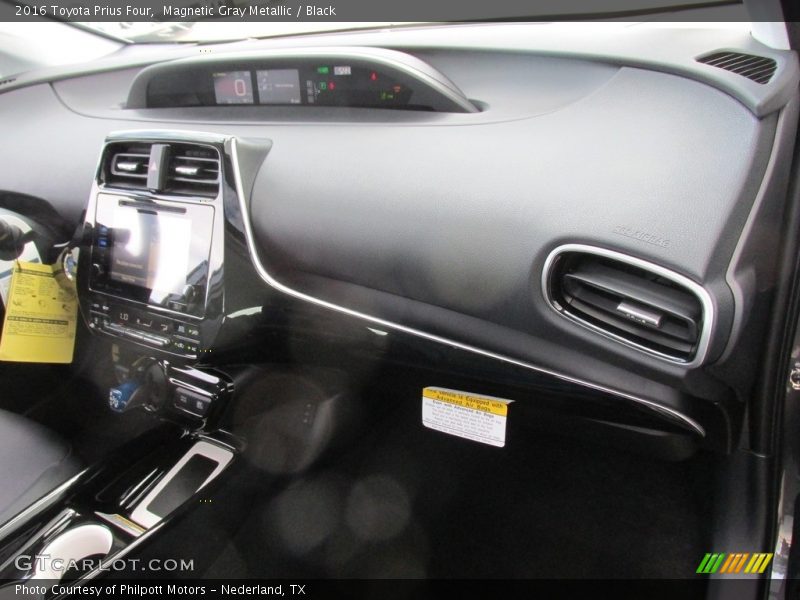 Magnetic Gray Metallic / Black 2016 Toyota Prius Four
