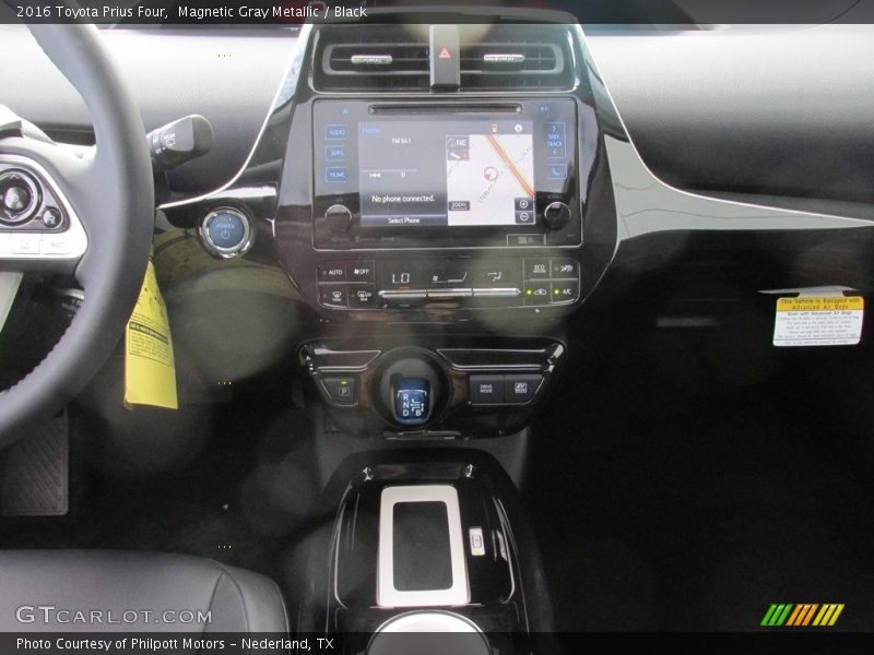 Magnetic Gray Metallic / Black 2016 Toyota Prius Four