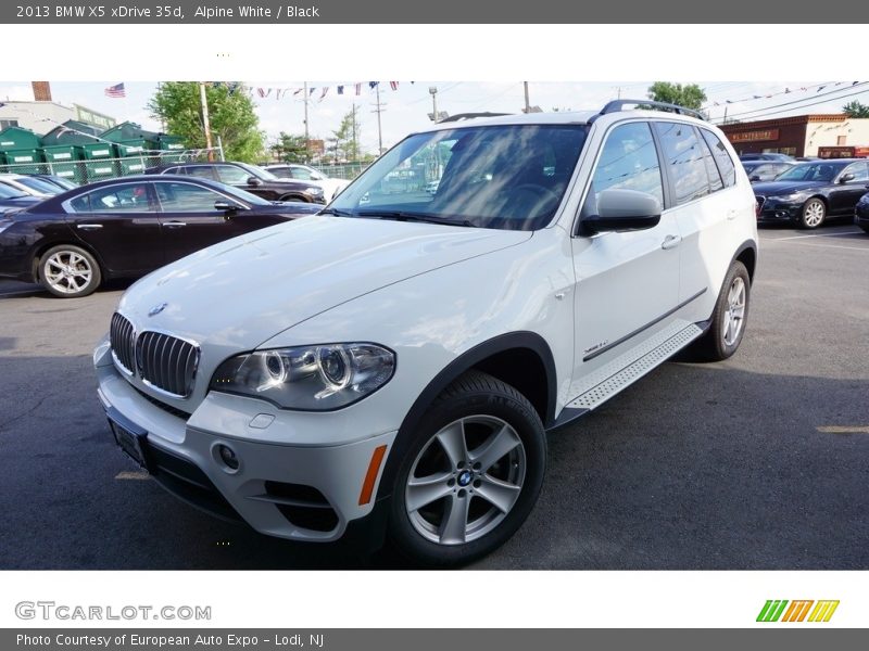 Alpine White / Black 2013 BMW X5 xDrive 35d