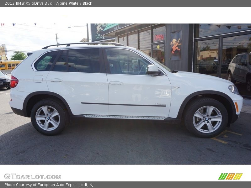 Alpine White / Black 2013 BMW X5 xDrive 35d