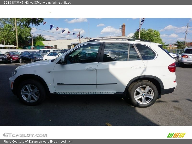 Alpine White / Black 2013 BMW X5 xDrive 35d