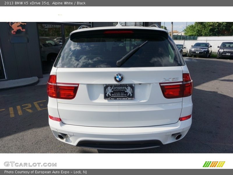Alpine White / Black 2013 BMW X5 xDrive 35d