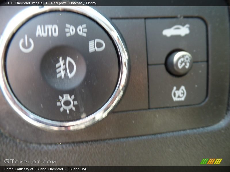Red Jewel Tintcoat / Ebony 2010 Chevrolet Impala LT
