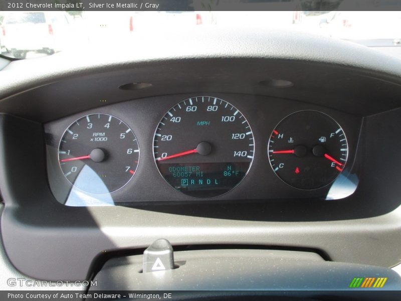 Silver Ice Metallic / Gray 2012 Chevrolet Impala LT
