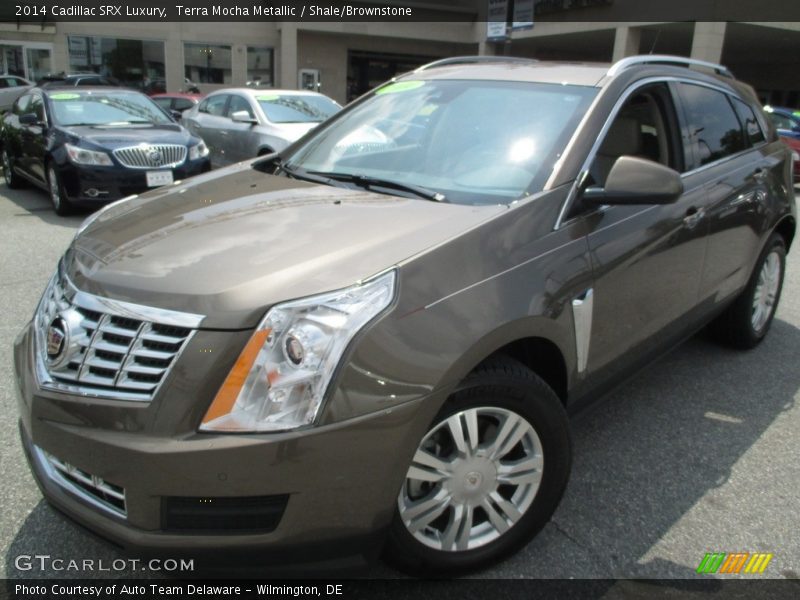 Terra Mocha Metallic / Shale/Brownstone 2014 Cadillac SRX Luxury