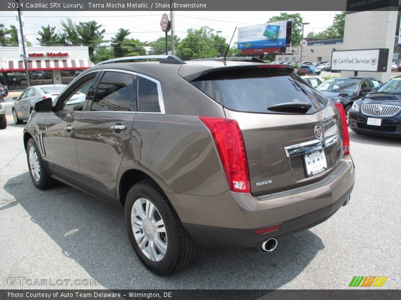 Terra Mocha Metallic / Shale/Brownstone 2014 Cadillac SRX Luxury