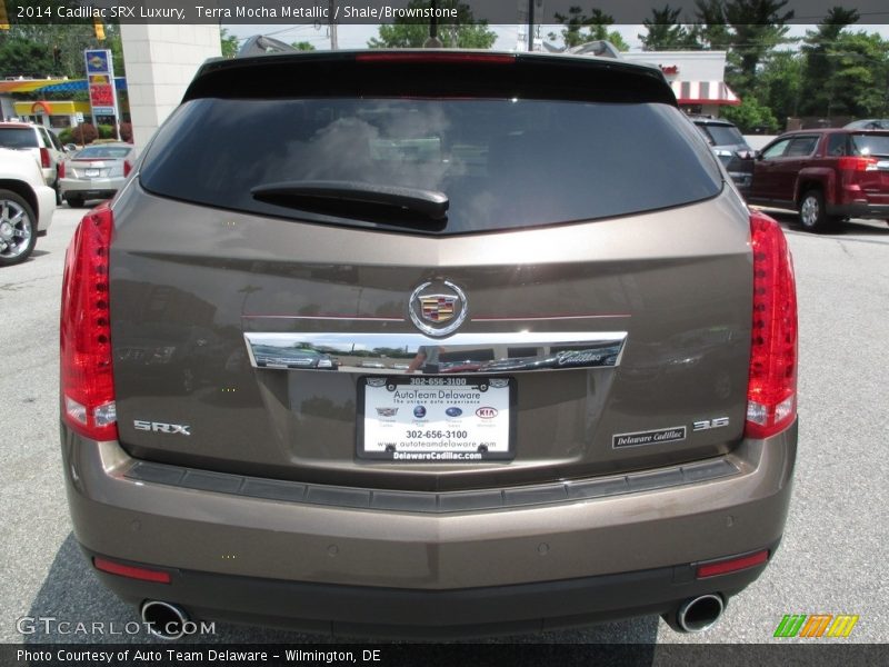 Terra Mocha Metallic / Shale/Brownstone 2014 Cadillac SRX Luxury