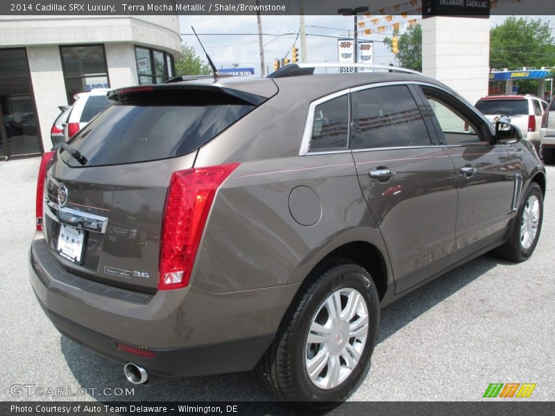 Terra Mocha Metallic / Shale/Brownstone 2014 Cadillac SRX Luxury