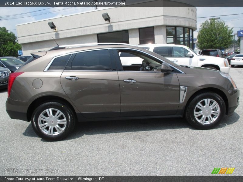 Terra Mocha Metallic / Shale/Brownstone 2014 Cadillac SRX Luxury