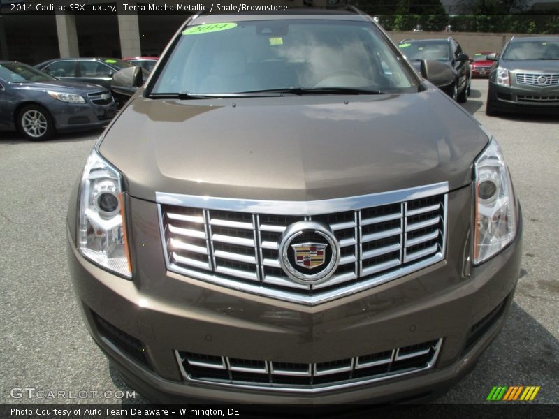 Terra Mocha Metallic / Shale/Brownstone 2014 Cadillac SRX Luxury