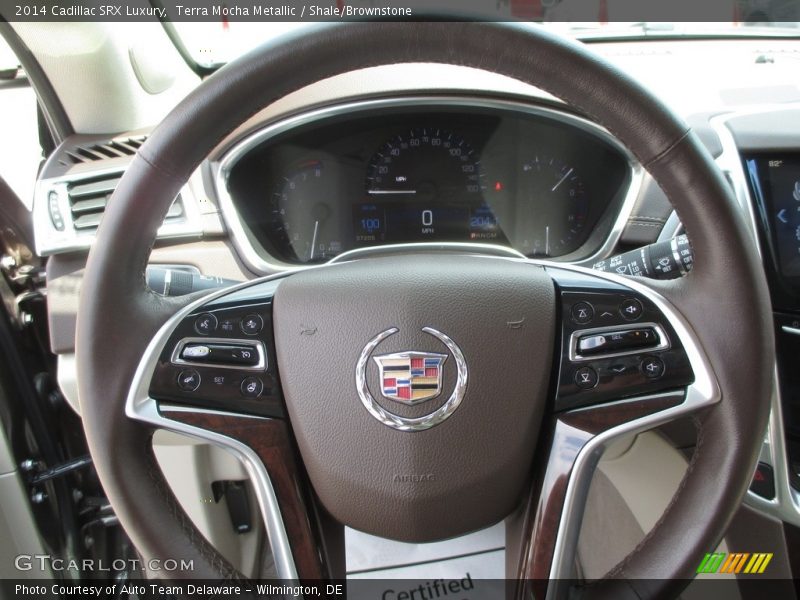 Terra Mocha Metallic / Shale/Brownstone 2014 Cadillac SRX Luxury