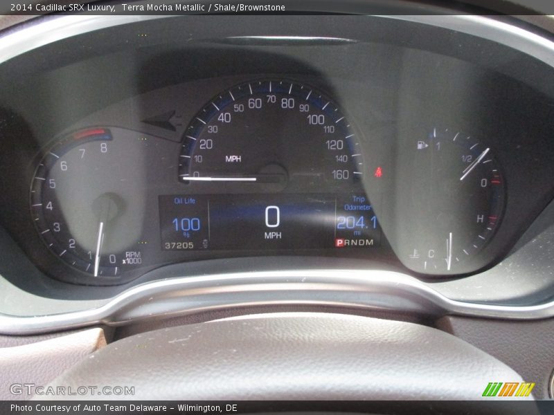 Terra Mocha Metallic / Shale/Brownstone 2014 Cadillac SRX Luxury